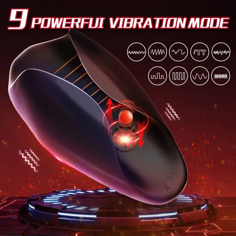 Black Eagle - Heated Glans Trainer & Pulse Stamina Device | Hexxme