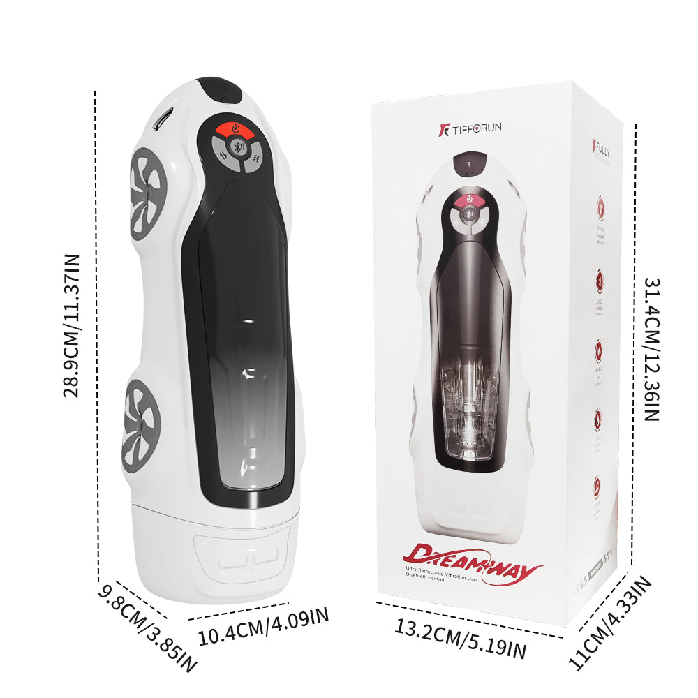 Dream Way - Bluetooth Music Sync Auto-Thrusting Masturbator with Visible Window | Hexxme