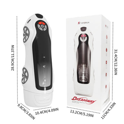 Dream Way - Bluetooth Music Sync Auto-Thrusting Masturbator with Visible Window | Hexxme