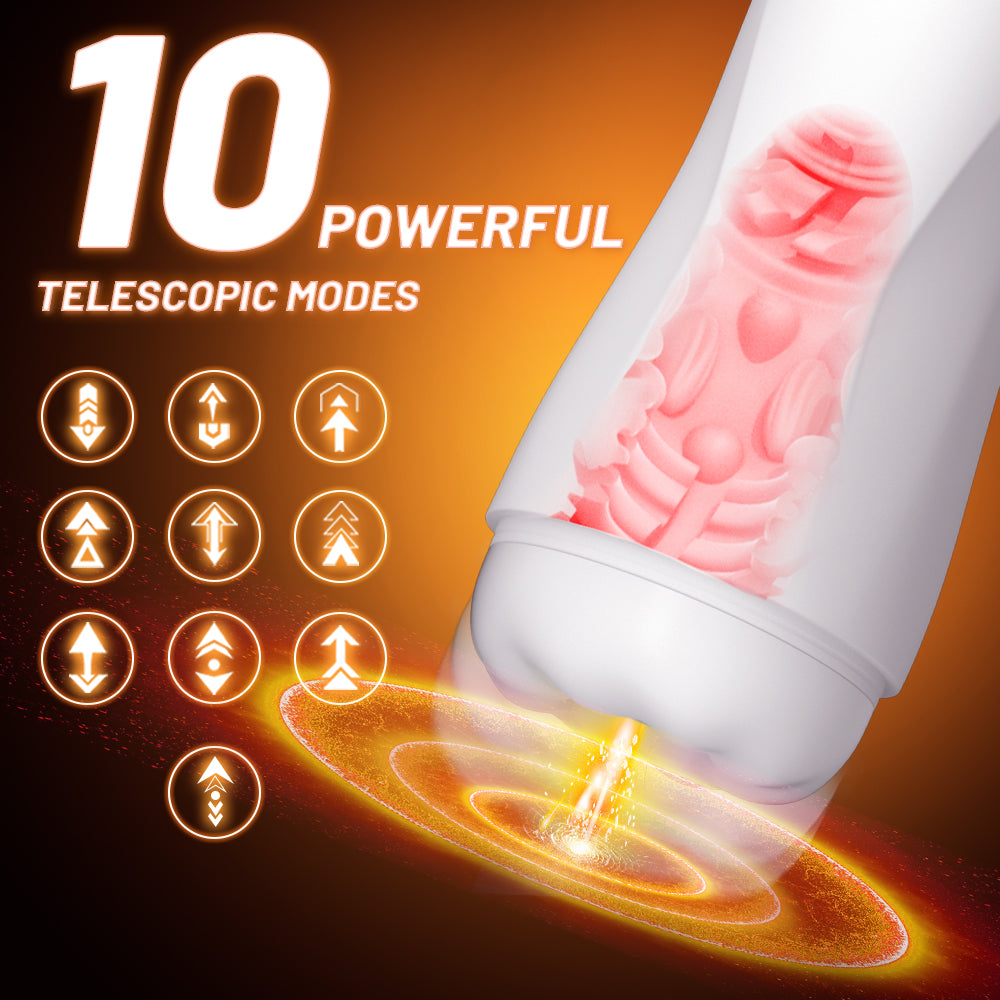 North Star Sirius - 10-Mode Auto-Thrusting & Suction Masturbator with 3-Language Voice | Hexxme