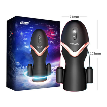 Super Power Trainer - Glans Desensitizer with 3 Vibrating Bullets | Hexxme